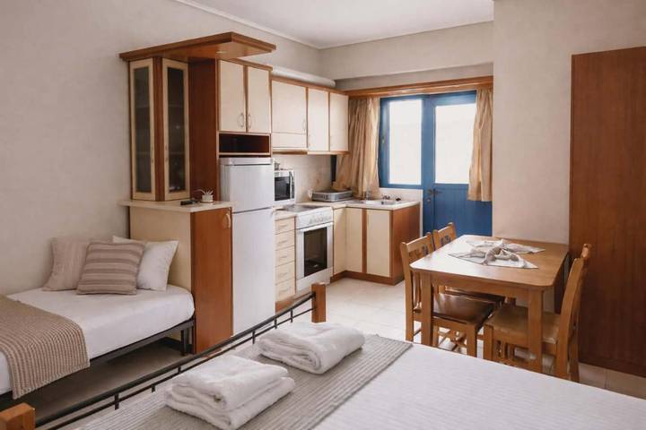 Appart’hôtel pour 2 personnes, avec vue et balcon