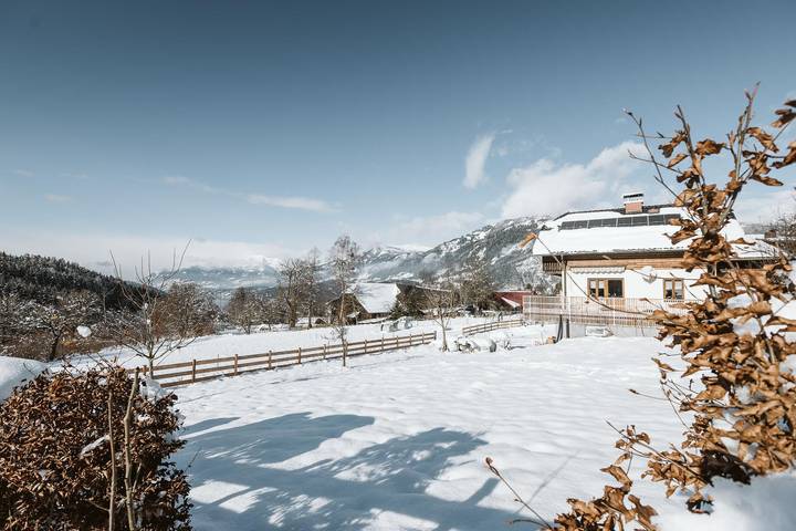 Chalet für 6 Personen, mit Garten und Ausblick sowie Seeblick, kinderfreundlich am Millstätter See