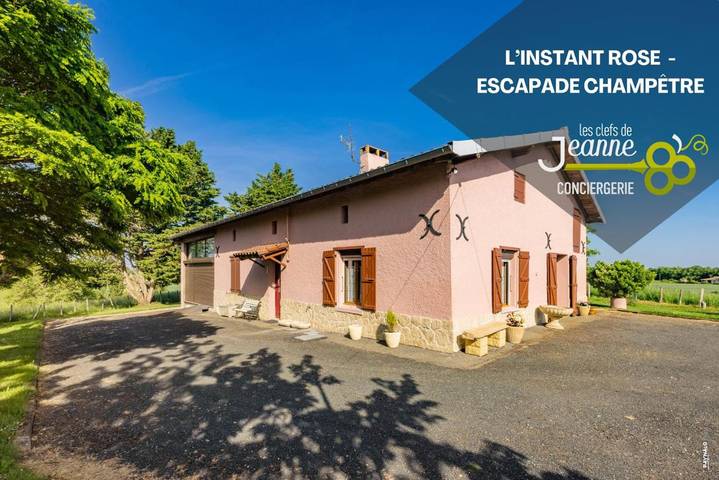 Appartement de vacances pour 4 personnes, avec Terrasse ainsi que Jardin et Vue