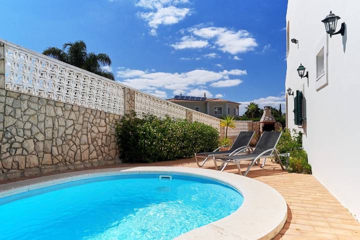 Casa de férias para 4 pessoas, com Varanda e Jardim em Ferragudo