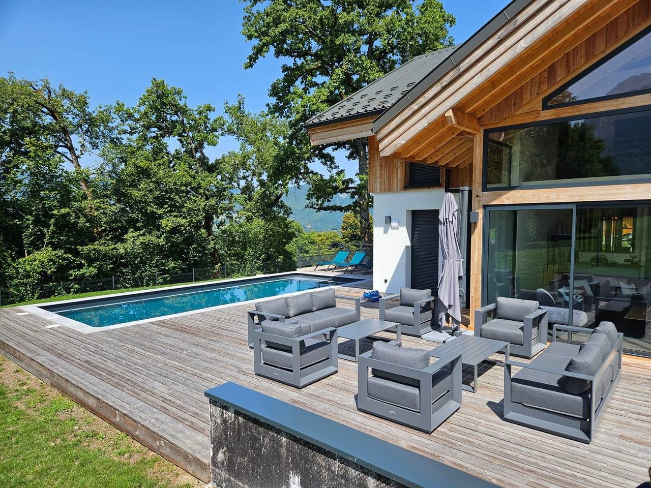 Chalet « Rossanaz » avec vue sur la montagne - 8 adultes maximum in La Motte-en-Bauges, Région de Chambéry