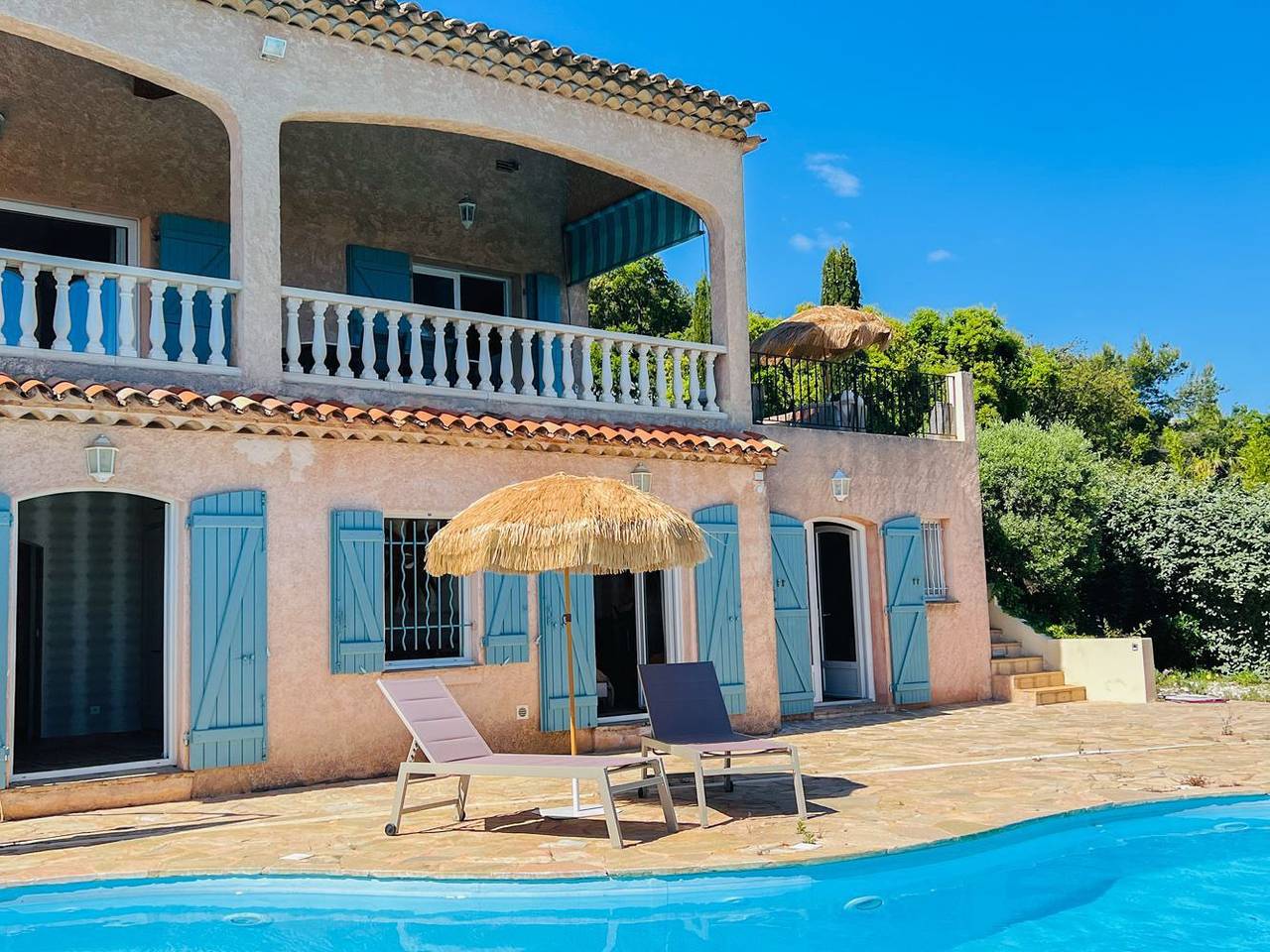 Villa für 8 Personen mit Pool in Grimaud, Mittelmeerküste (Frankreich)