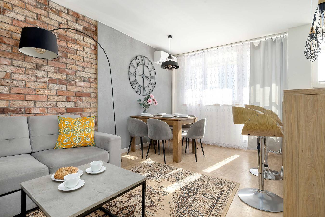 Ganze Wohnung, Modern Apartment | Air Conditioning | Workspace | Balcony in Warschau, Masowien