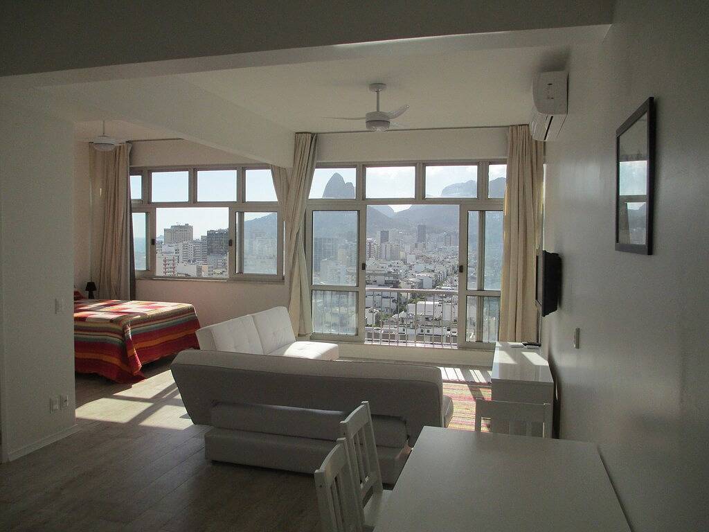 Ganze Wohnung, Loft in Ipanema mit Panoramablick auf das Meer, die Berge und die Lagune in Ipanema, Rio de Janeiro