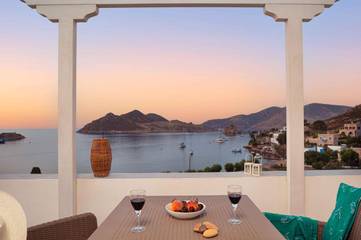 Cottage pour 3 personnes, avec vue et terrasse, animaux acceptés dans Patmos