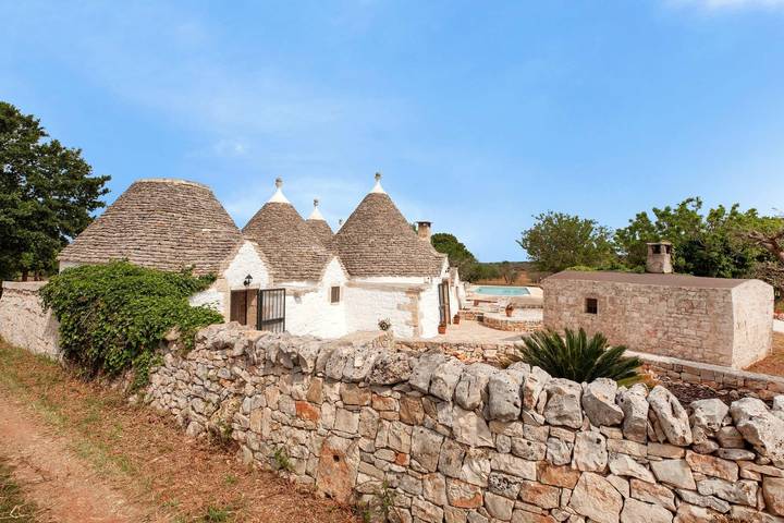Trullo pour 6 personnes, avec jardin, animaux acceptés à Locorotondo - 4