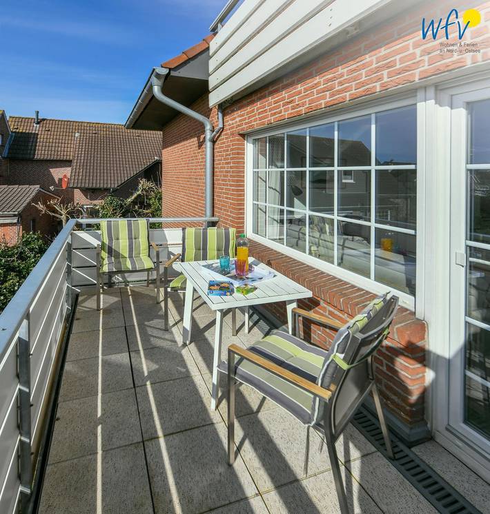 Ferienwohnung für 3 Personen, mit Balkon auf Langeoog - 2