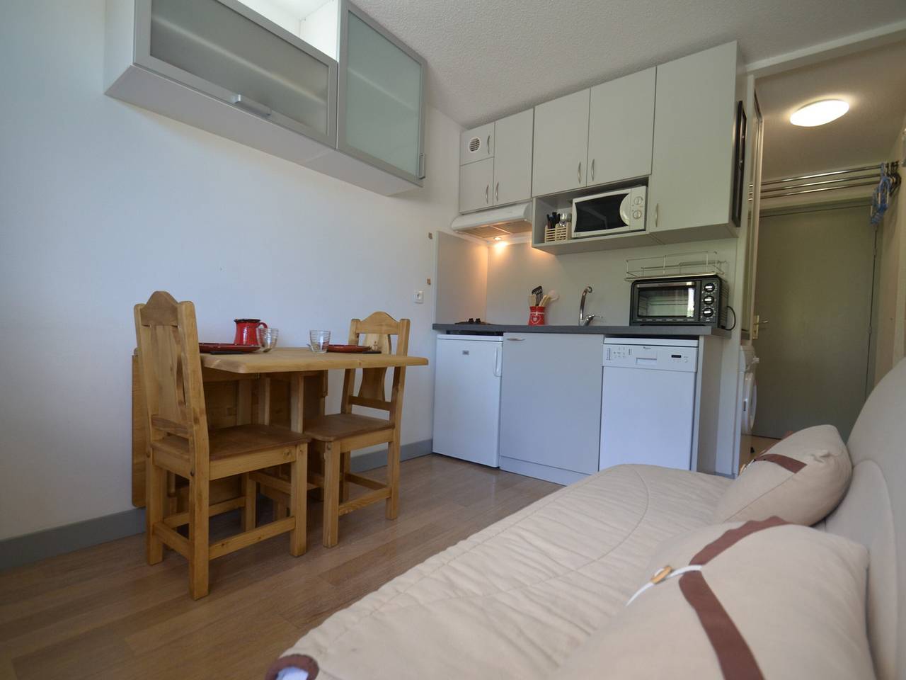 Ganzes Studio, Gemütliches Studio für Paare, Balkon, pistennah in Les Menuires, Saint-Martin-de-Belleville