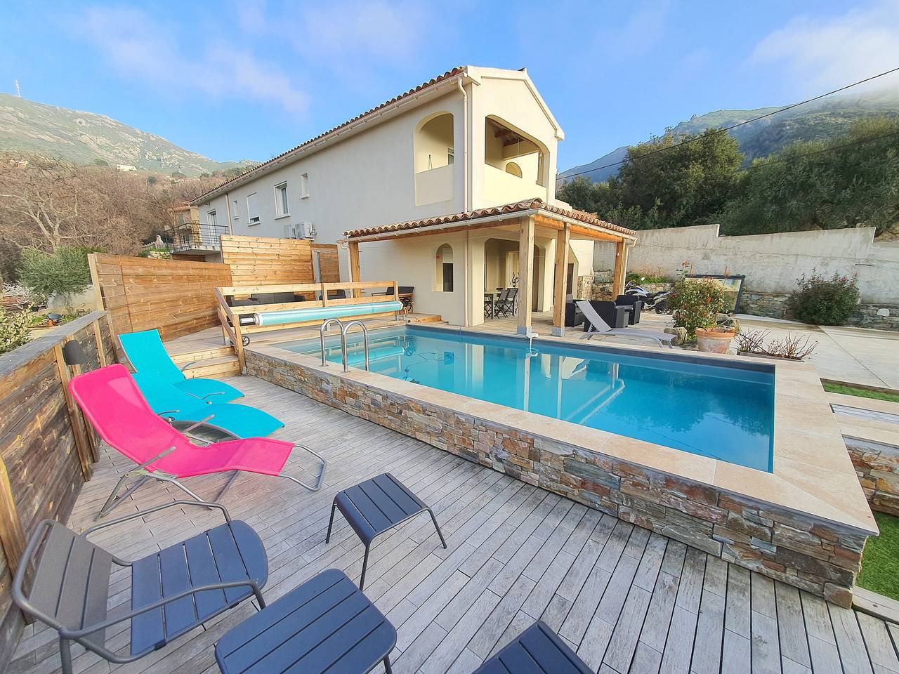 Appartement entier, T3 Piscine avec jardin Proche St-Florent in Barbaggio, Région de Calvi