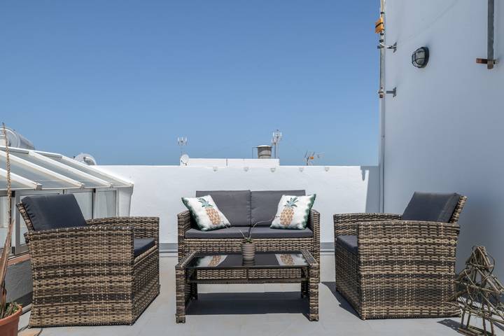 Entire apartment, Central Apartment for Families & Couples with Sea View, Wi-Fi & Air Conditioning in Conil de la Frontera, Costa de la Luz