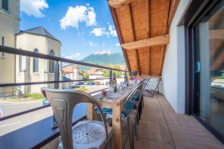 Gîte pour 4 personnes, avec vue sur le lac et terrasse à Duingt - 2