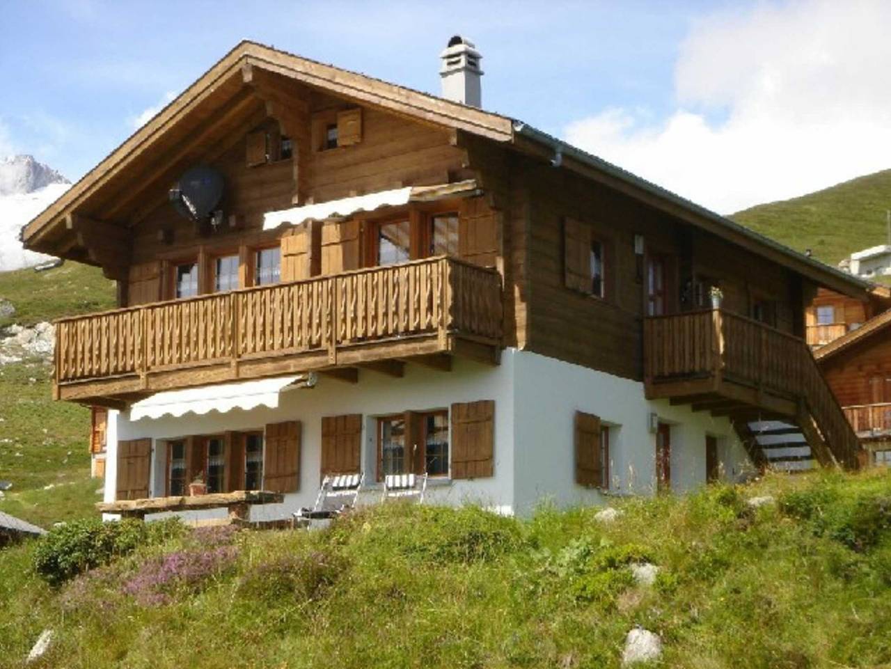 Ganze Ferienwohnung, Amoos-Chalet Mischabel-Belalp - 3 Zimmerwohnung mit Vorplatz 1 in Belalp, Naters