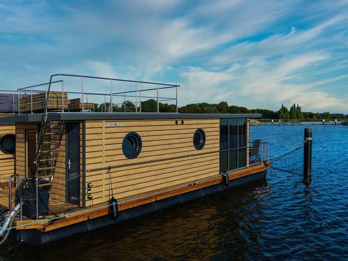 Ferienwohnung für 4 Personen, mit Terrasse und Sauna in Barth
