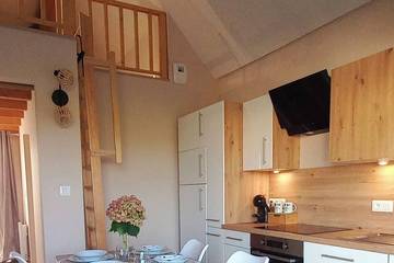 Blockhütte für 4 Personen, mit Garten, mit Haustier in Grand Est