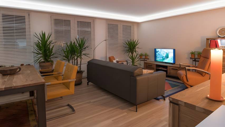 Ganze Wohnung, Großzügiges Ferienapartment mit geteiltem Garten - direkt im Zentrum von Kappelrodeck - barrierefrei in Kappelrodeck, Achertal