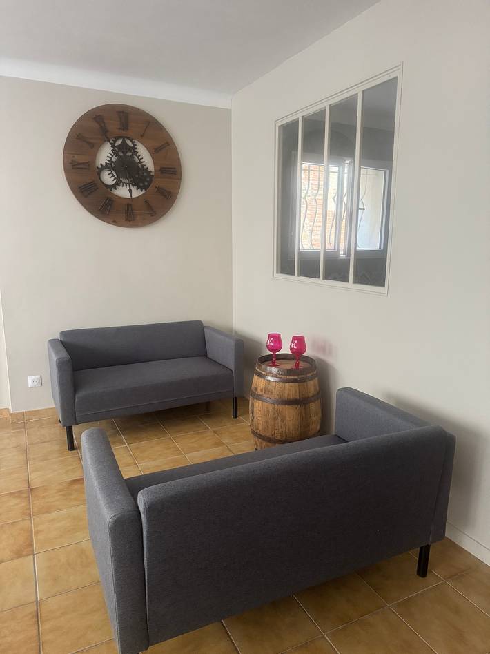 Room 'Terracota' with Shared Garden and Wi-Fi in Elne, Côte d'Améthyste