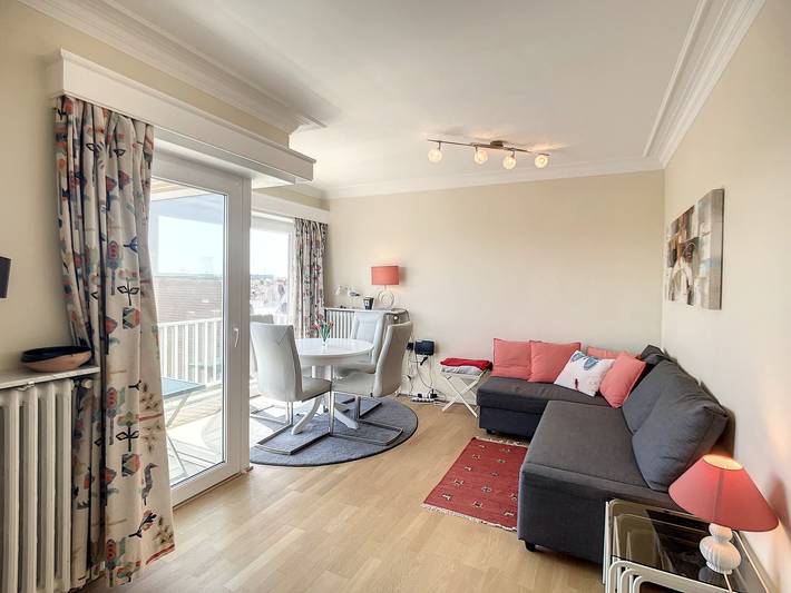 Ferienwohnung für 3 Personen, mit Balkon und Terrasse in Knokke-Heist