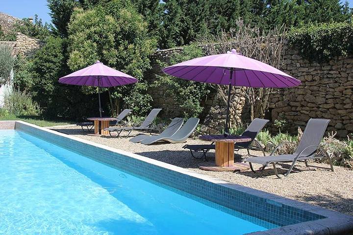 Gîte pour 3 personnes, avec jardin ainsi que piscine et vue à Richerenches - 2