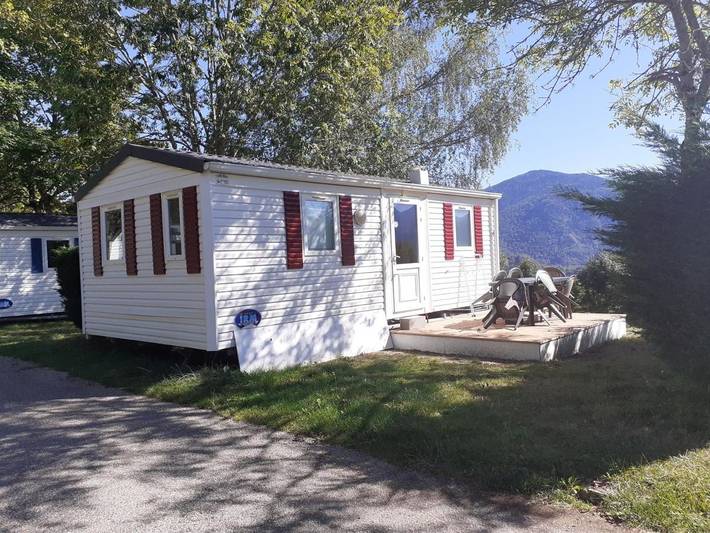 Camping pour 4 personnes, avec Terrasse ainsi que Jardin et Vue