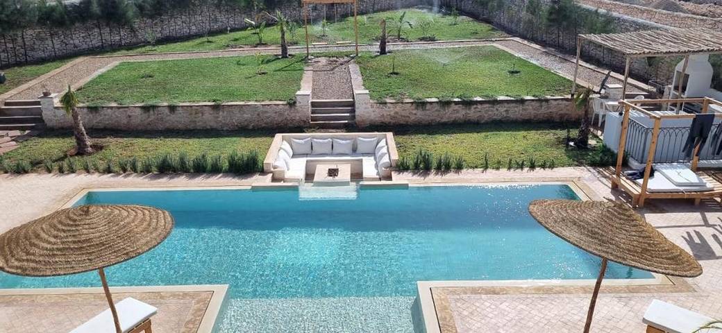 Location de vacances pour 8 personnes, avec piscine ainsi que vue et terrasse, animaux acceptés dans Sidi Kaouki - 2