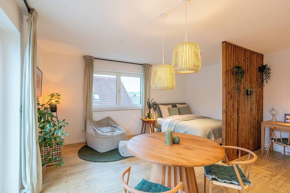 Ganze Wohnung, Stilvolles Design Apartment in Langenbach, nahe München und Flughafen München in Langenbach, Hopfenland Hallertau