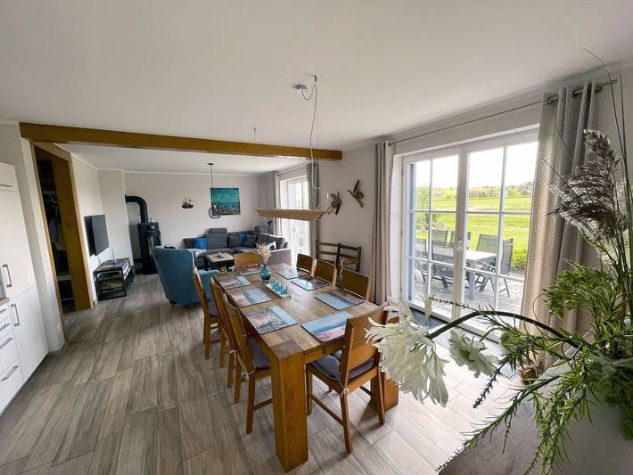 Ferienhaus für 8 Personen, mit Seeblick und Sauna sowie Ausblick und Garten in Middelhagen - 3