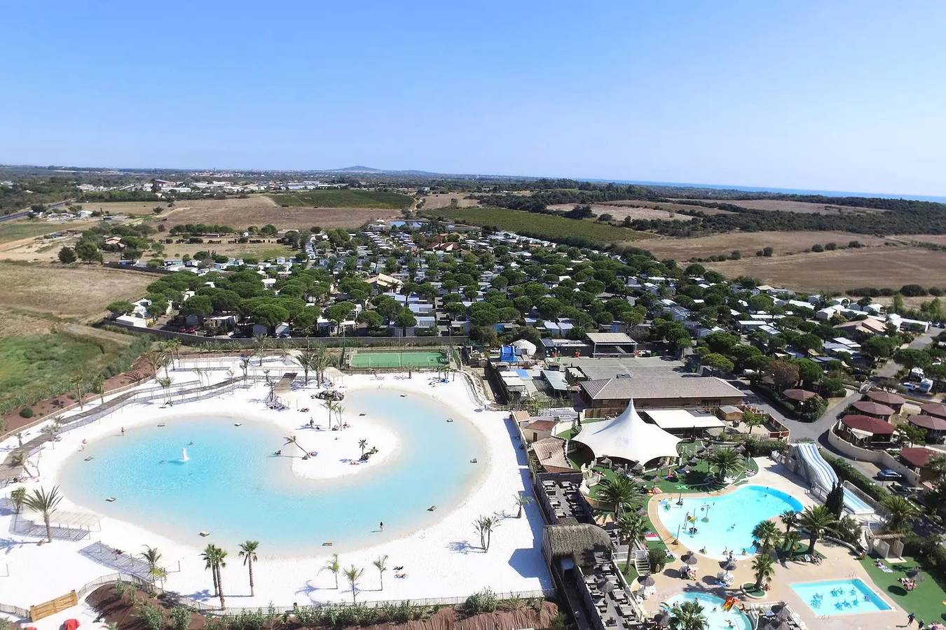 2-Zimmer-Chalet 2/3 Personen, klimatisiert **** in Portiragnes, Côte d'Améthyste