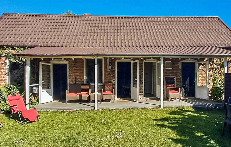 Ferienhaus für 6 Personen mit Terrasse in Nowe Warpno, Stettiner Haff