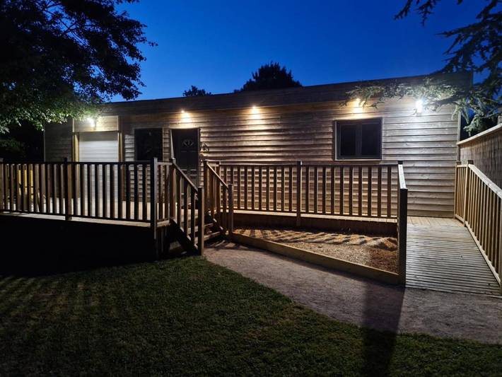 Chalet pour 4 personnes, avec jardin