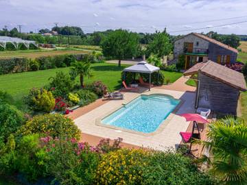Maison de vacances pour 6 personnes, avec jardin, animaux acceptés dans le Lot-et-Garonne