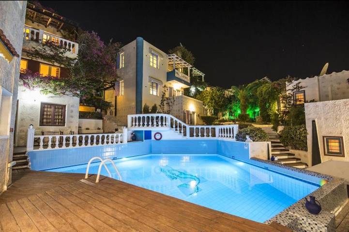 Maison d’hôte pour 3 personnes, avec piscine ainsi que jardin et vue, animaux acceptés à Chersónissos - 4