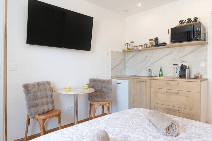 Chambre - Vue sur les Alignements - Terrasse & Wi-Fi in Carnac, Côte des Mégalithes