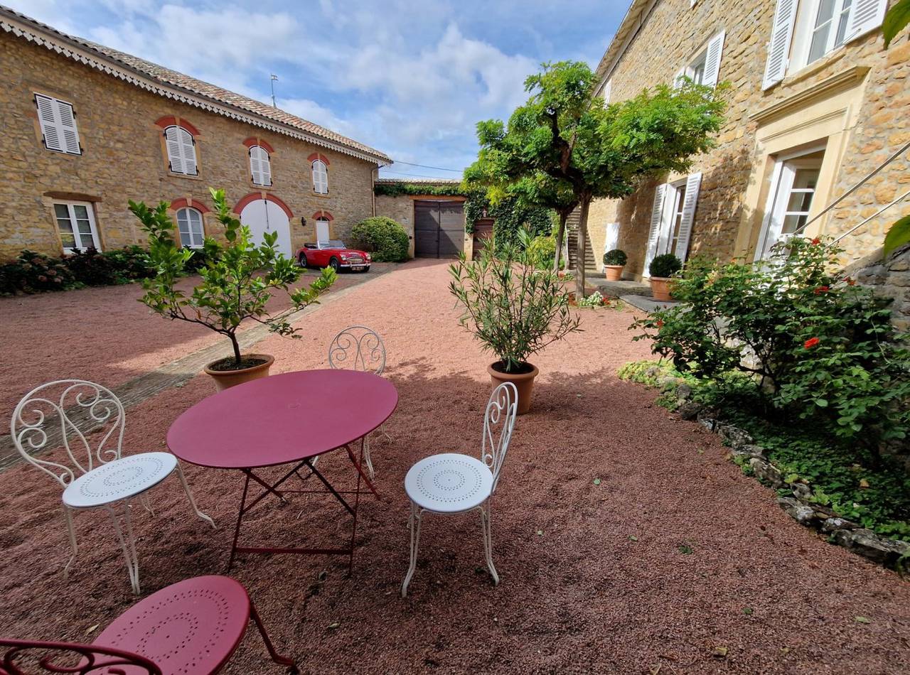 Domaine des Franchises - Beaujolais Pierres Dorées - Chambre in Denicé, Région de Villefranche-sur-Saône