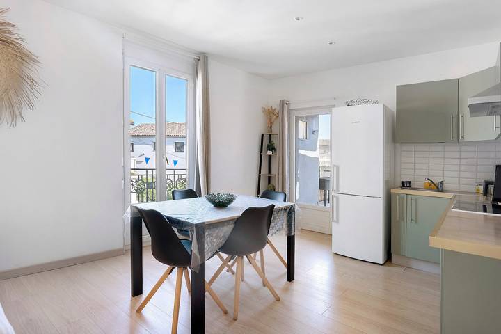 Location de vacances pour 4 personnes, avec balcon, adapté aux familles dans Office De Tourisme De Valras Plage - 4