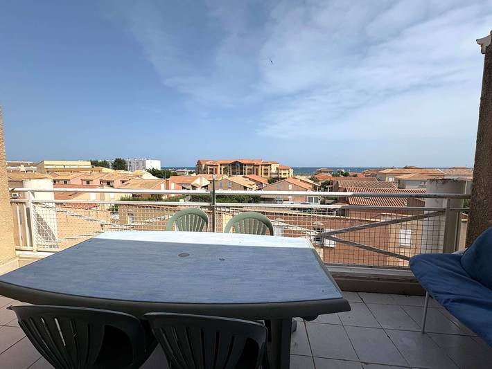 Ferienwohnung für 6 Personen, mit Balkon/Terrasse in Sérignan