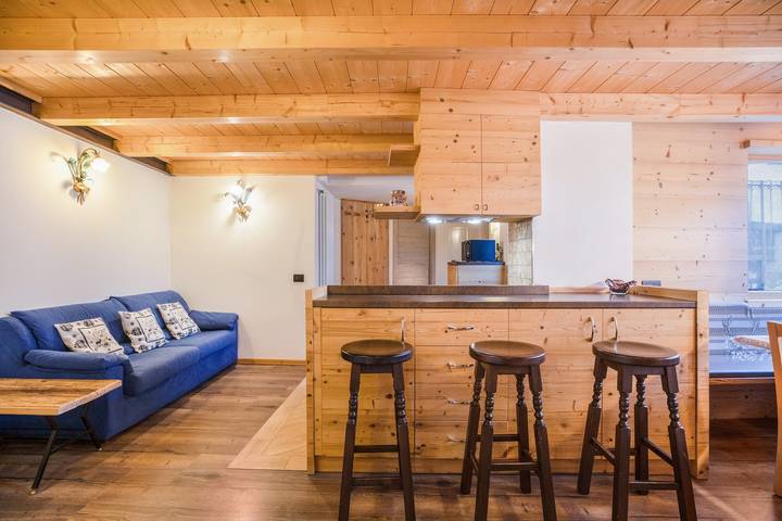 Appartamento per 4 persone, con Balcone e Giardino a Campitello di Fassa