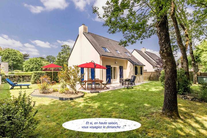 Gîte pour 6 personnes, avec terrasse et jardin à Mesquer