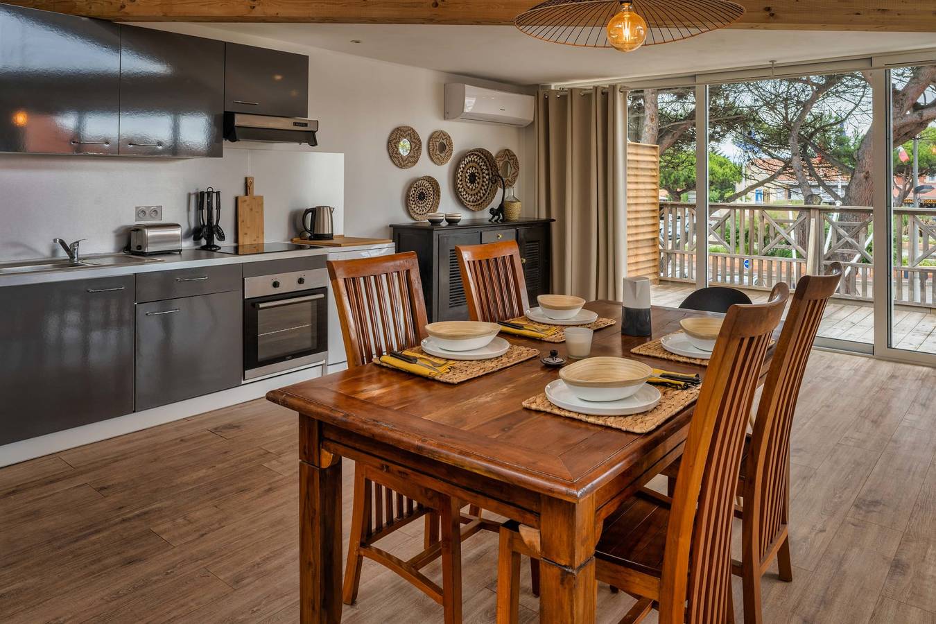 Ganze Wohnung, Ferienwohnung für 6 Personen mit Terrasse in Lacanau Ocean, Lacanau