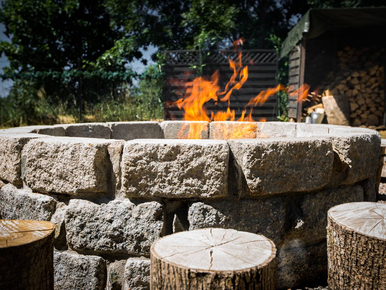 Wiatrak in Ryn, Mazurie