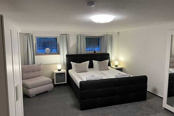 Ferienwohnung für 4 Personen, mit Sauna und Garten sowie Balkon in Gehlsdorf