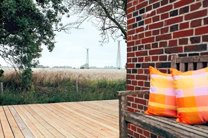 Ferienwohnung für 3 Personen, mit Ausblick und Garten in Hagermarsch - 4