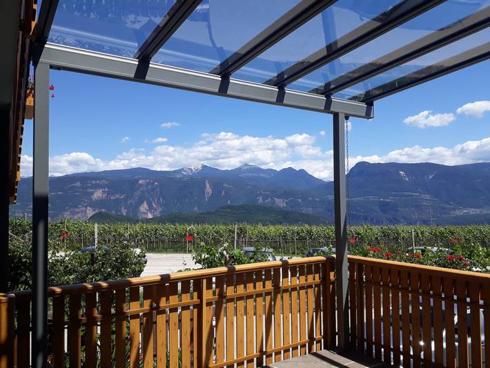 Ferienwohnung für 4 Personen, mit Balkon und Garten am Kalterer See