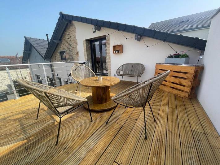 Appartement de vacances pour 4 personnes, avec Balcon et Terrasse