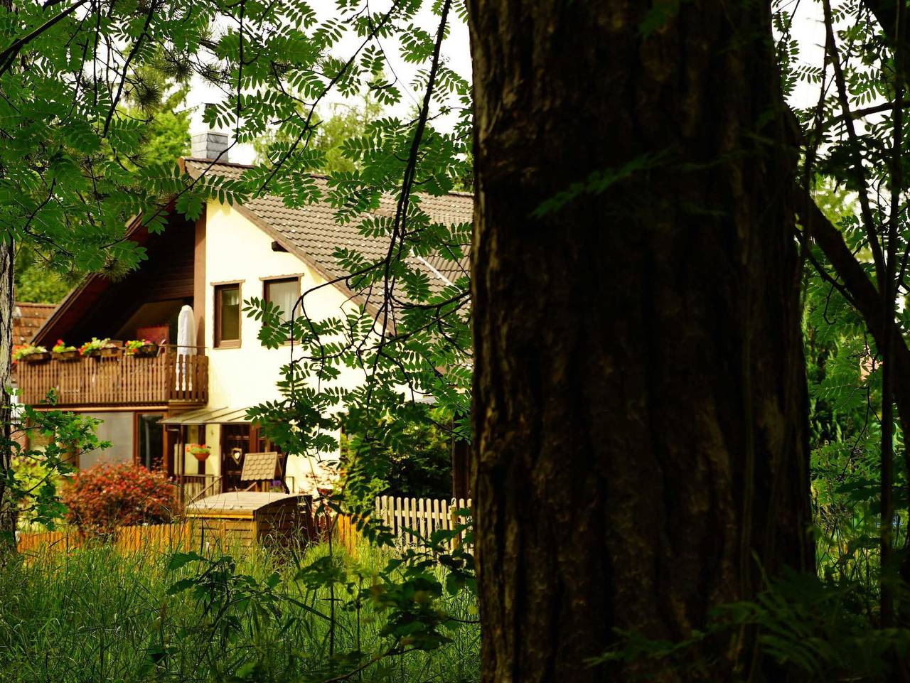 Ganze Ferienwohnung, 4 Personen Ferienwohnung im Wald mit Kamin, 84m², 3 Zimmer - 4 Personen Ferienwohnung im Wald mit Kamin in Bad Harzburg, Harzvorland