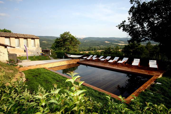 Villa pour 14 personnes, avec Balcon et Jacuzzi ainsi que Jardin et Sauna
