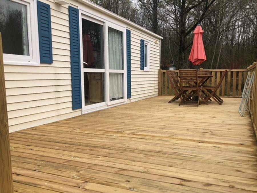 Camping L'Etang Bleu - Mobilhome 5 personnes - Eva 8003 in Vieux-Mareuil, Parc naturel régional Périgord-Limousin