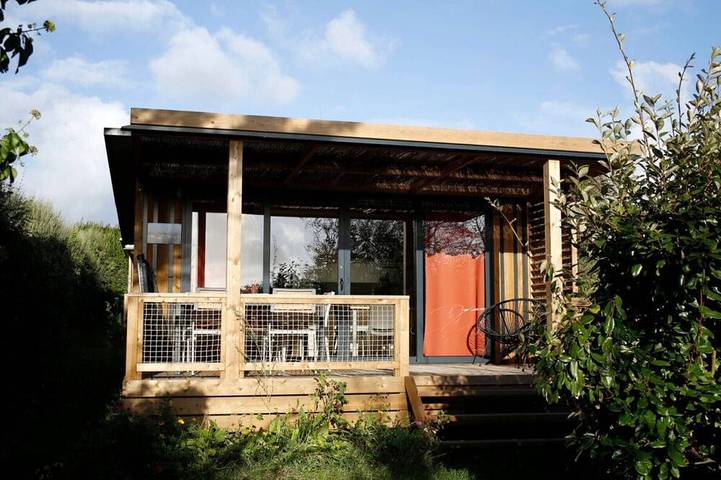 Chalet pour 5 personnes, avec jardin