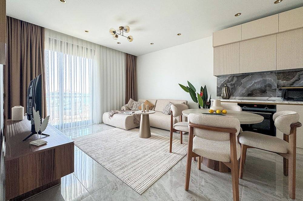Entire apartment, Qoople Excellence - Cozy 1-bedroom apartment with the sea view in Alanya, Antalya Province