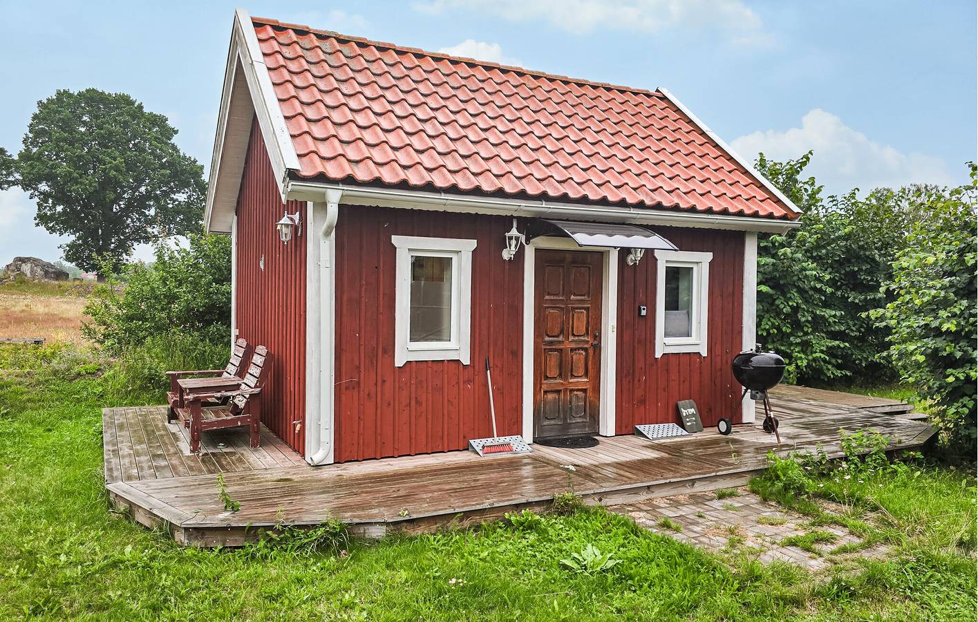 Hus för 2 Personer, med terass och trädgård, med husdjur