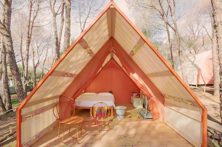 Tent for 2 people, with balcony/terrace - 1